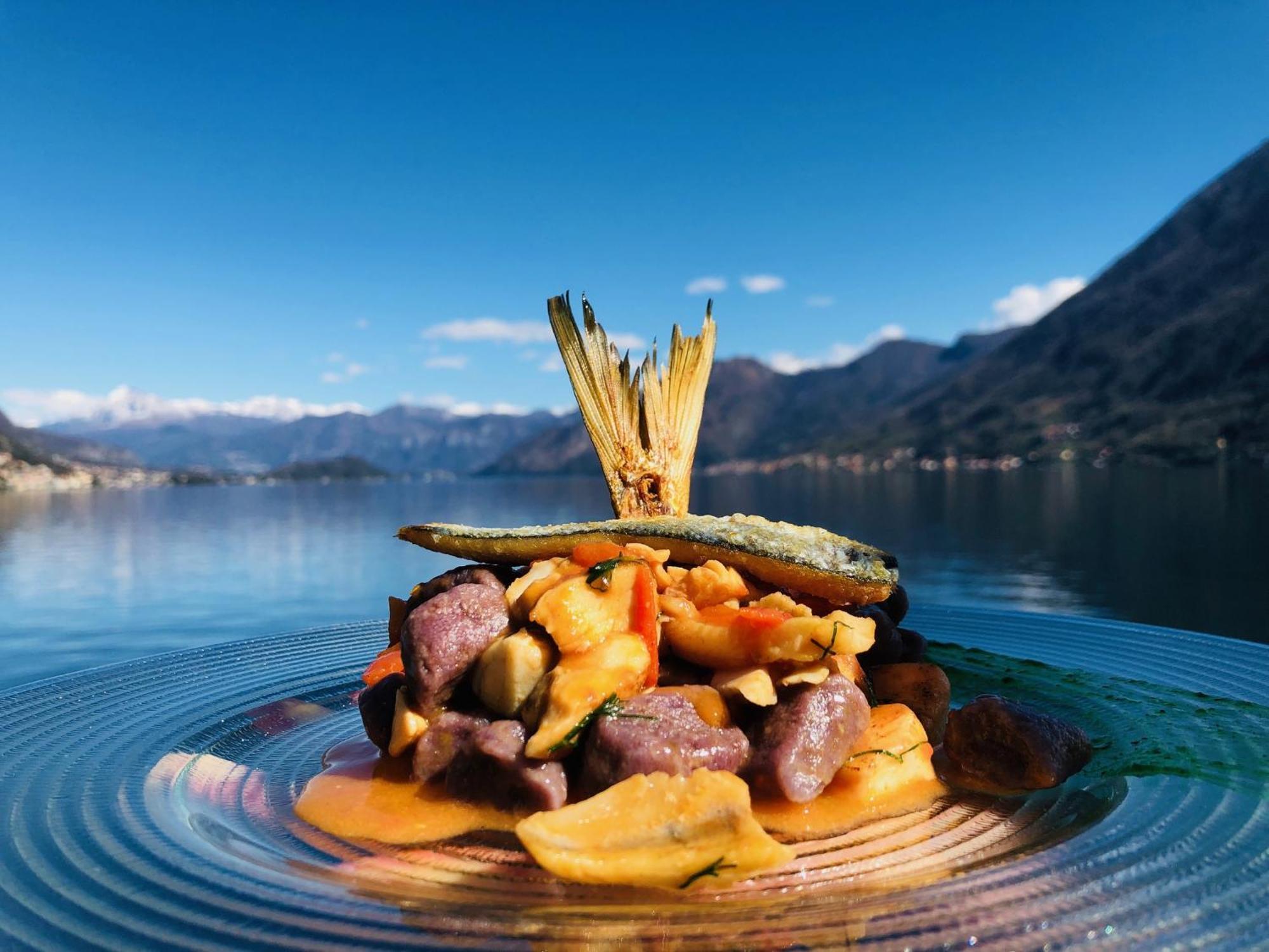 Villa Belvedere Como Lake Relais Argegno Bagian luar foto